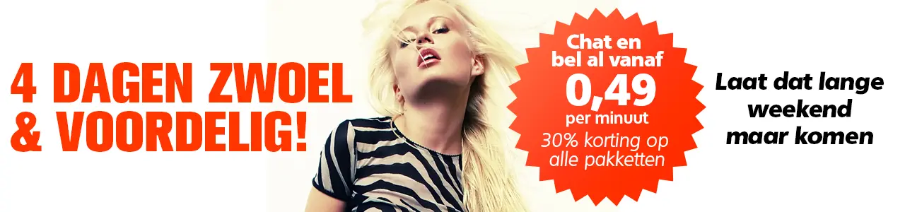Pinkster korting! Nu 30% korting op alle pakketten.